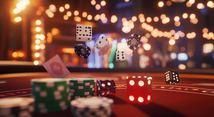 Speed Blackjack dealer at kena toto live studio with HD camera setup